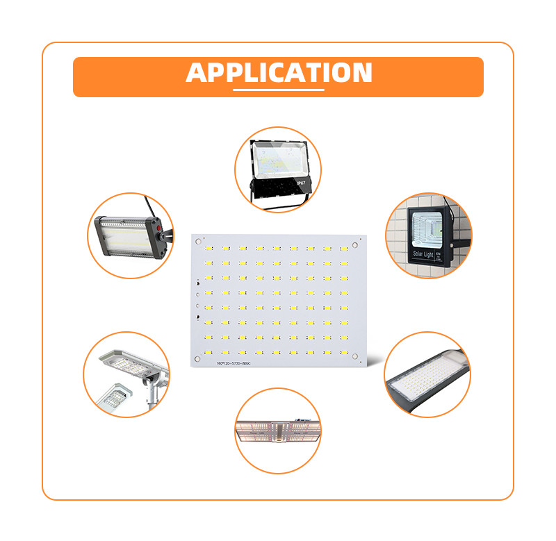 94v0 Electronic Aluminum Led PCB Boards Single Side Circuit Board