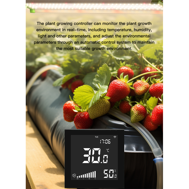 Indoor Smart Grow Room Environment Controller With Tuya App Remote Control