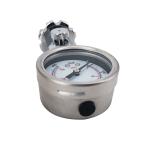 Pressure gauge for Scuba Diving with bleed valve DIN G5/8 Male, 400Bar/6000psi