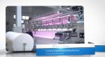 Three Needle Row Industrial Quilting Machines, Comforter Making Machine