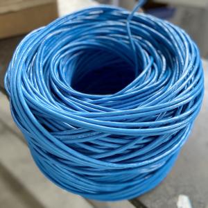 Wholesale Unshield Bulk CAT6 Ethernet Cable 4 Pairs CCA Copper Clad Aluminum 1.0 HDPE Insulation from china suppliers