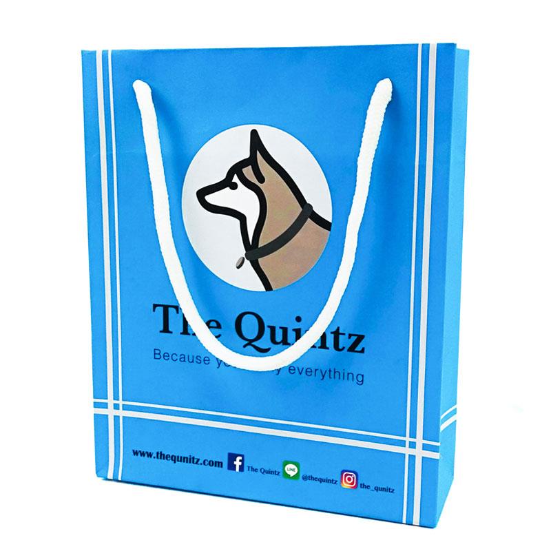Eco-Friendly Custom Clothes Packaging Bag with Recycled Woodfree Paper and Custom Logo