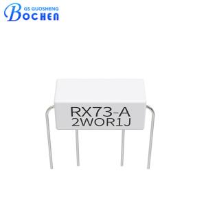 Wholesale 2W OR1J 0.1ohm 5% Through Hole Ceramic Tube Resistor In Bulk RX73-A from china suppliers
