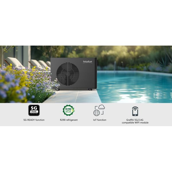 Energy Saving 13KW R290 Low-Noise Heat Pump Swimming Pool Heater