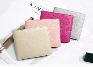 Wholesale Purse for women short style thin leather 2019 new Korean version of simple lady's wallet students cute small wallet from china suppliers