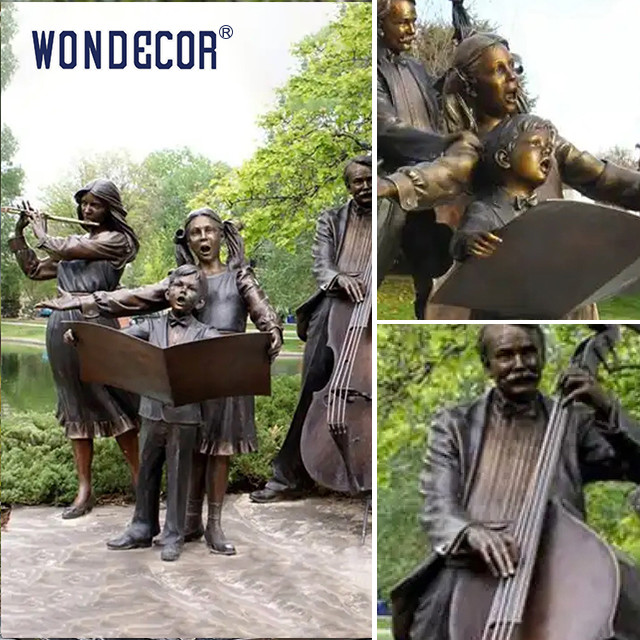 Outdoor Bronze Large Realistic Life Size Letter Sculpture