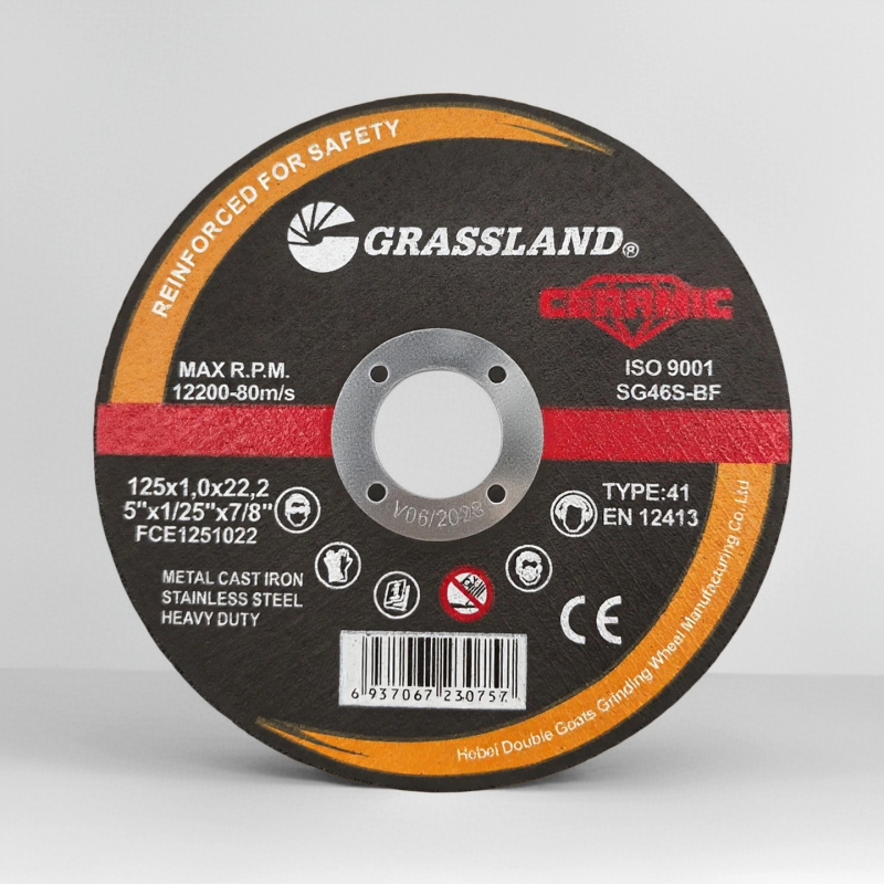 Ceramic Grain Cutting Dsic 125mm Thin Cutting Disc for Angle Grinder Resin Bonded Abrasive Wheel for Steel Stainless and Metal Cutting