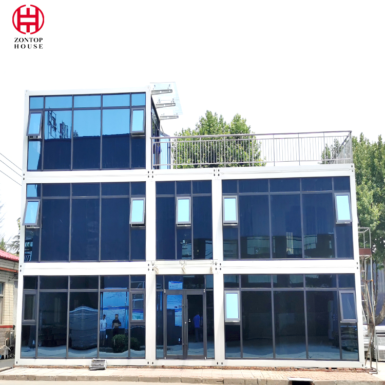 Zontop Morden Shipping 2 Story 40 Ft 3 Bedroom Luxury Small Prefabricated Stackable Depot Container Houses Prefab Home