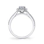 Customized Classics Jewelry Lab Diamond Wedding Rings VVS Clarity Criss Cross