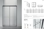 Stainless Stell ,Bathroom Shower Room,Double Sliding Door,matte black