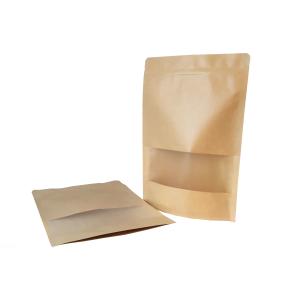 Wholesale sac en papier kraft brun avec fenetre depolie from china suppliers