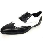 Business Men'S Wedding Dress Shoes / Mens Woven Leather Lace Up Shoes