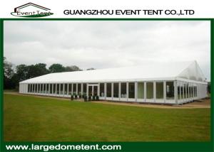 Wholesale Elegant White PVC 300 People Outdoor Trade Show Tents With Glass Walls from china suppliers