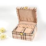 bule jewelry box makers cheap jewelry case