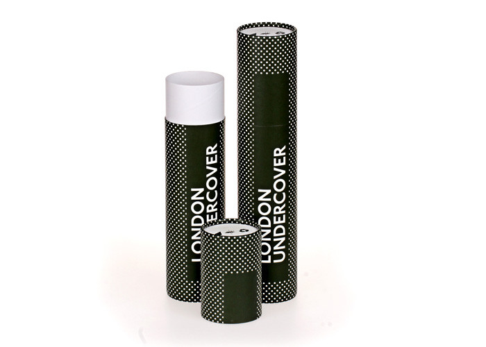 Tee Shirt Packaging Paper Tube Packaging With Tranaparency Plastic Window