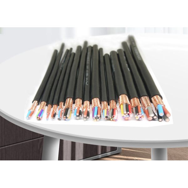 RVVP Power Cable 2 - 60 Core Flexible Drag Chain Cable PVC Shielded Tinned Copper Conductor