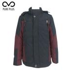 2XL-6XL Large Mens Lightweight Jacket , Hooded Black Padded Jacket Mens