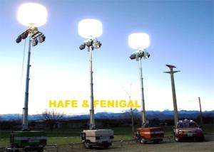 Wholesale Mobile 1200W HMI Portable Inflatable Light Tower from china suppliers