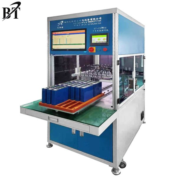 Prism Battery Cell Testing Equipment with Pneumatic Operating Power and Water Filters