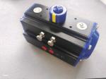 90 Degree Single Action Pneumatic Actuator Black Aluminum Body For Valves