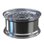 Polished 2 Piece Forged Wheels Aluminum Alloy Rims For Mercedes Benz C63 18 19