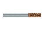 Erosion Resistant 3 Flute 45 Degree Spiral End Mill / Tungsten Carbide Milling