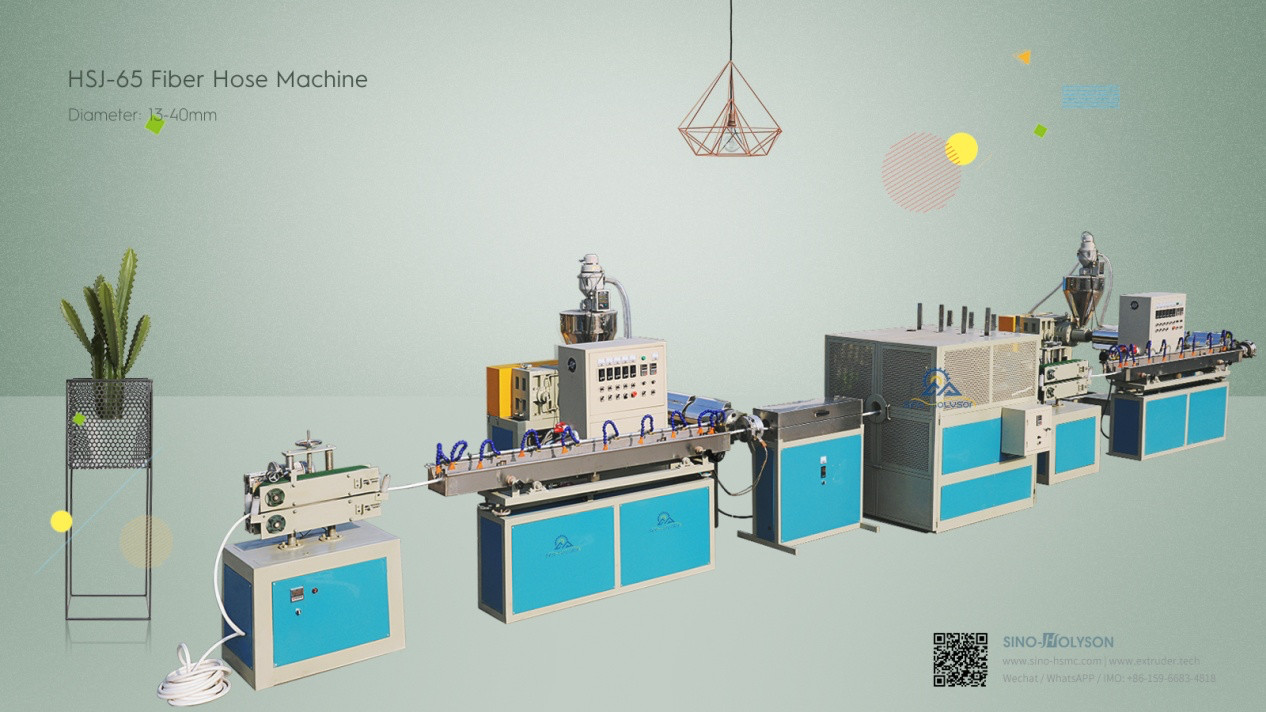 Sino Holyson HSJ-65/28 16-50mm PVC Clear Water Hose Making Machine