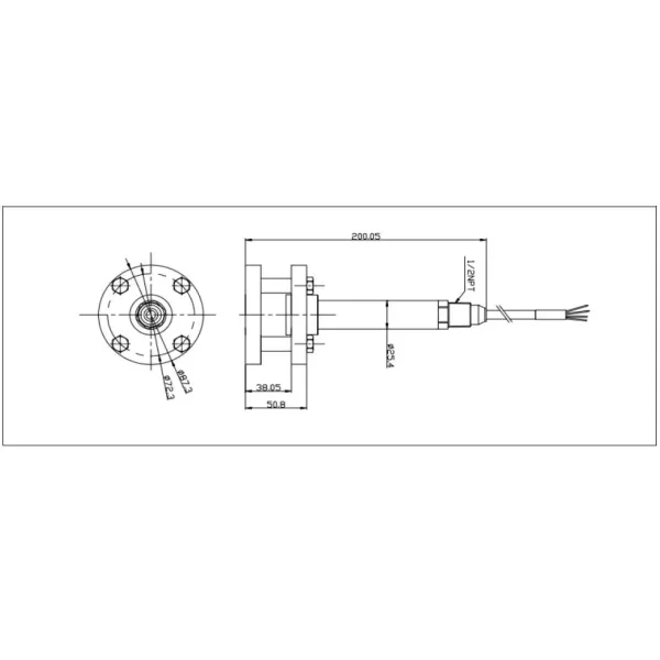 BH-WS 4-20mA sewage level sensor for harsh environments