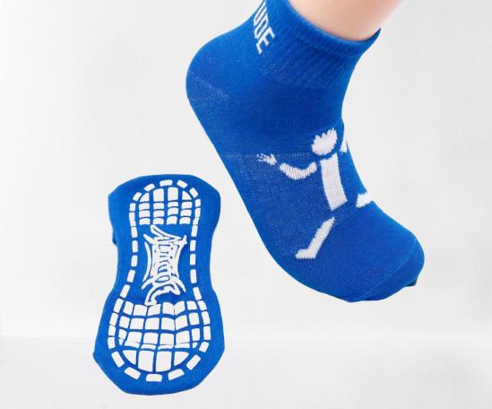 Sports altitude trampoline grip socks non slip bounce jump socks for kids and