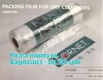 Clear Polythene 21x4x54'',0.8mil Dry Cleaning Bags and Perforated Plastic Bags