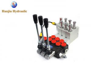 Wholesale Electric 11gpm Hydraulic Directional Valve 12v Sae Ports 3 Spools Manual Control from china suppliers