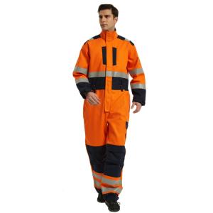 Wholesale FR Anti Statics Arc Flash Resistant Work Overall Resistant To 50 Times Industrial Laundry from china suppliers