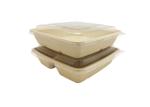 Disposable lunch box clamshell packaging Biodegradable food container