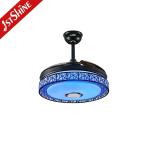 42 Inch Multifunctional Music Hidden Blades Ceiling Fan Light Lighting Solutions