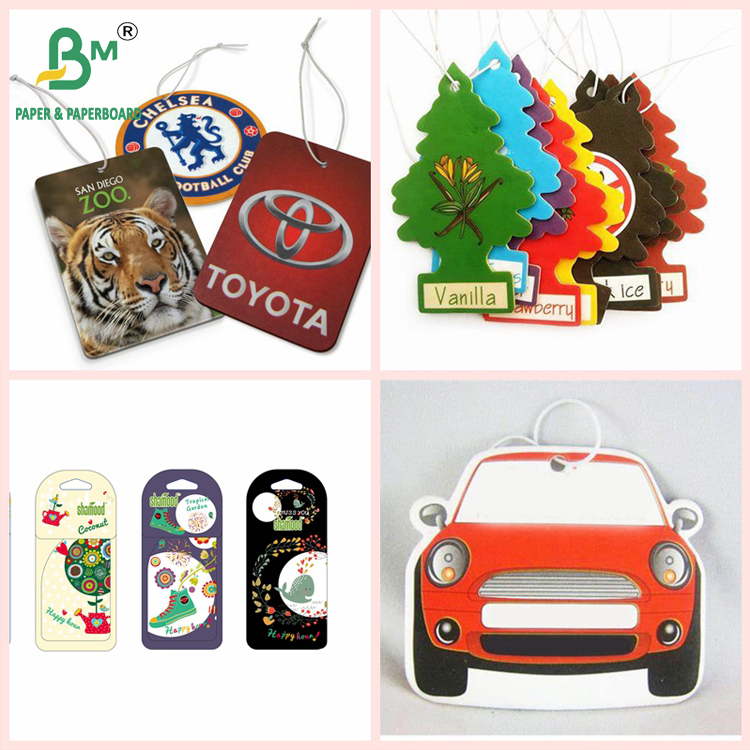 2mm Thickness Perfume Absorbent Paper For Car Air Freshener Good For Printing