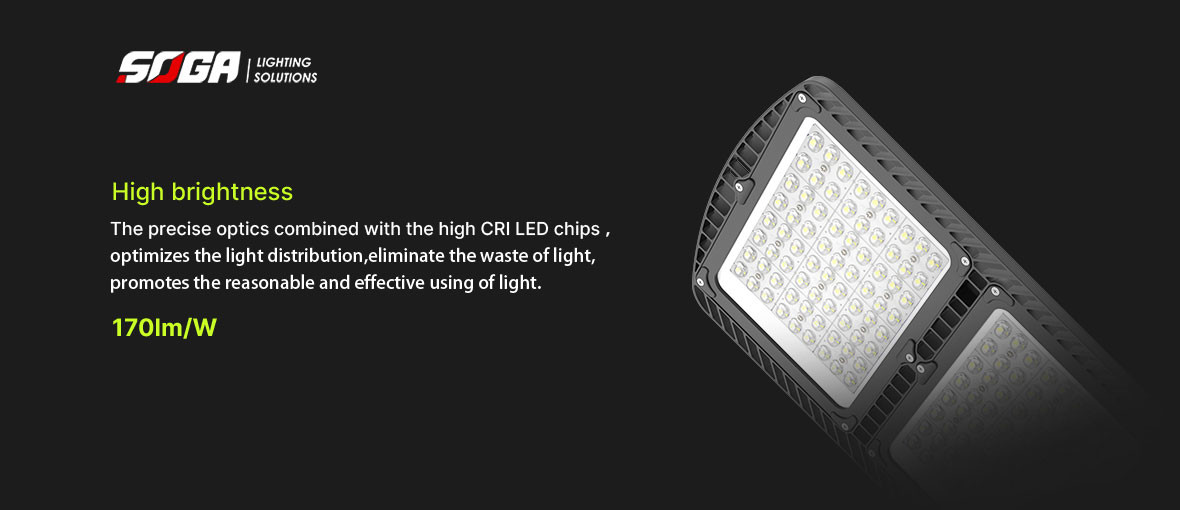 170lm/W Parking Lot LED Lamp High Lumen LED Street Light 150W