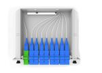Customized LGX Fiber Optic PLC Splitter 1260 ~ 1650nm Wavelength
