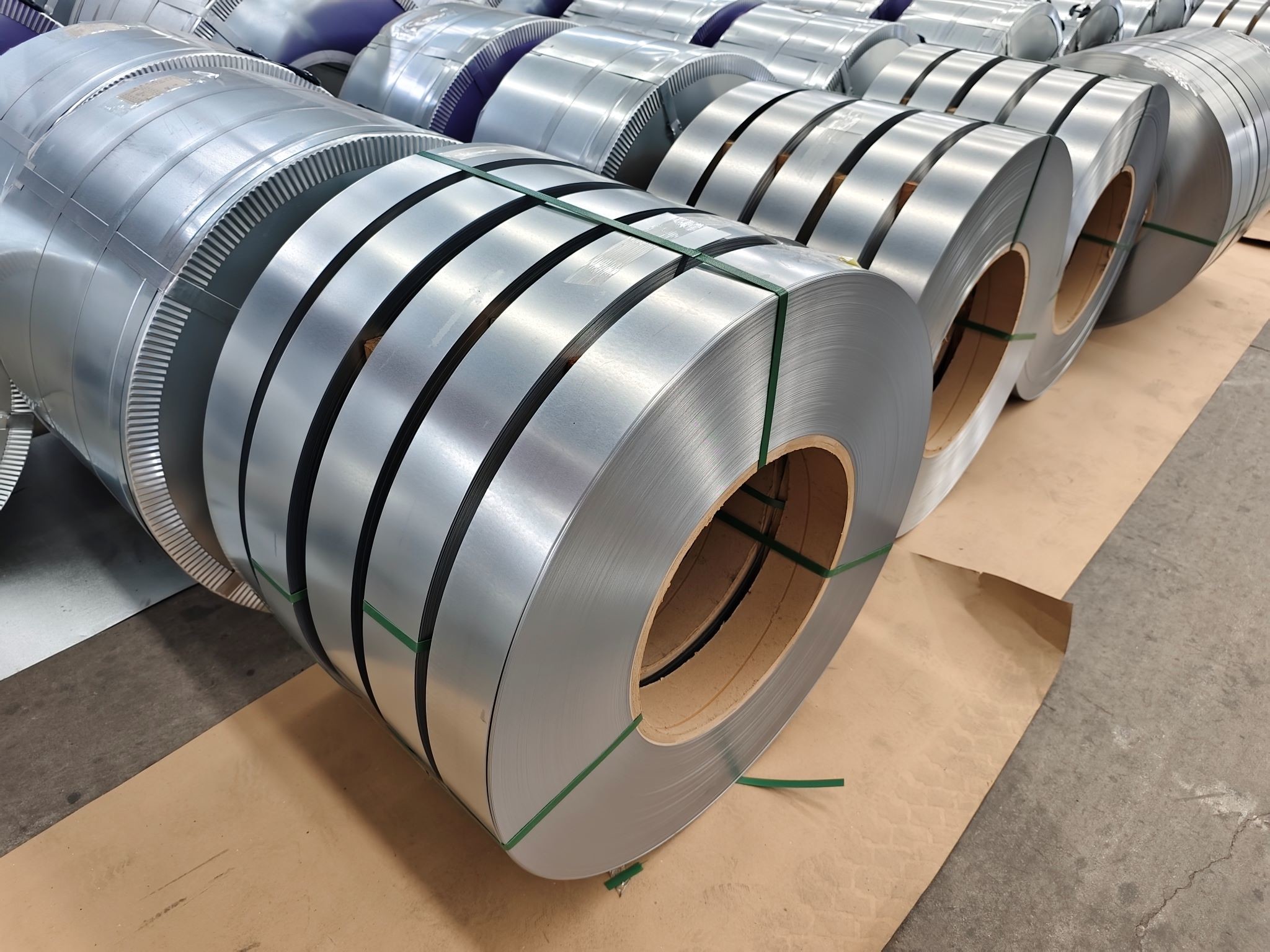 168/188mm AZ150 AFP Aluzinc Steel used for Truss Frame AS1397 G550 Structural Grade 55% Galvalume Slit Coils