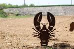 Wall Metal Art Decor Art Garden Metal Ornaments 2mm Thickness