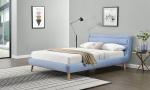 Yellow/Blue Fabric Full Size Children Upholstered Bed Wholesale Bed Manufacturer