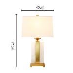 LED E27 240V Hotel Simple 35*65cm Metal Bedroom Bedside Lamps