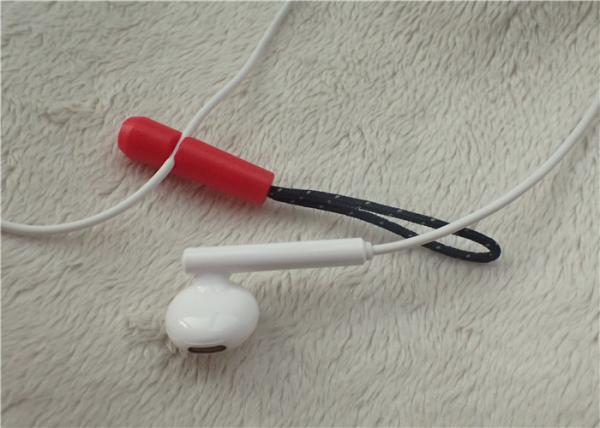 Wear Earphone Cable Functional Rubber Zipper Puller For Sportsman Listening To