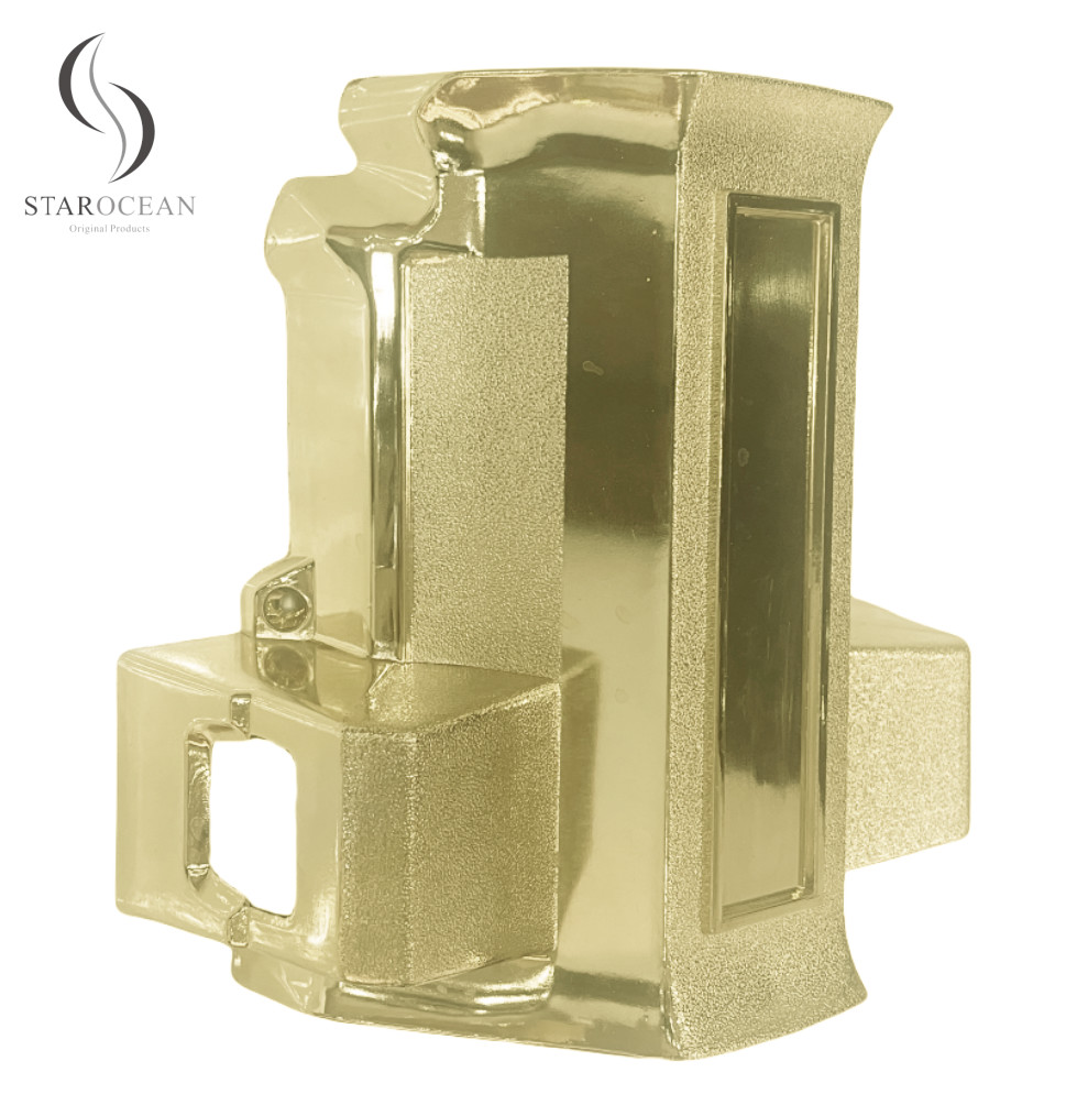 Light Gold Plastic Coffin Corner High Quality Funeral Supplies Wholesale 7# LG