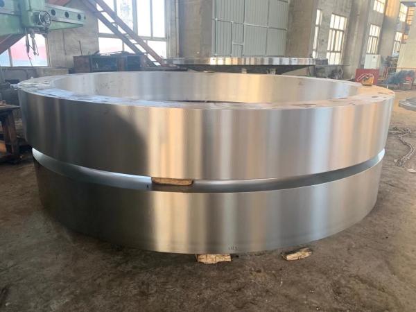 Rotary Kiln Spare Parts 42CrMo Cement Rotary Kiln Tyre Large Diameter Casting