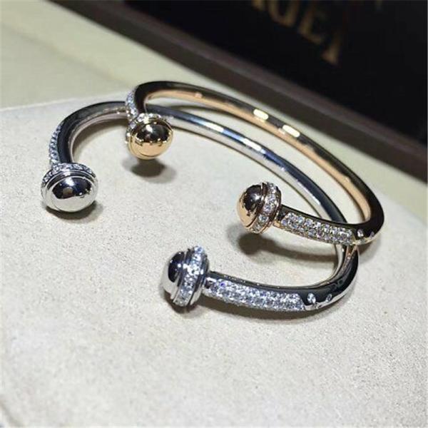 Luxury jewe factory bracelet gold diamond 18k gold white gold yellow gold rose