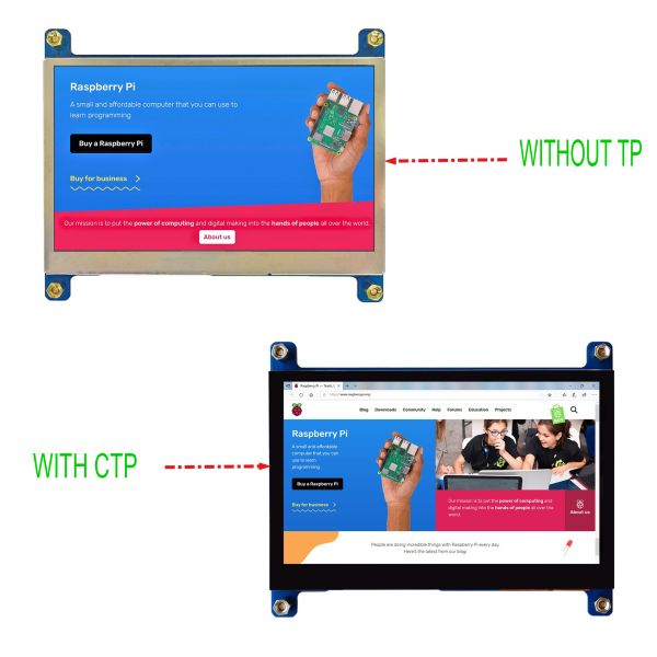 4.3 inch TFT display module connection interface