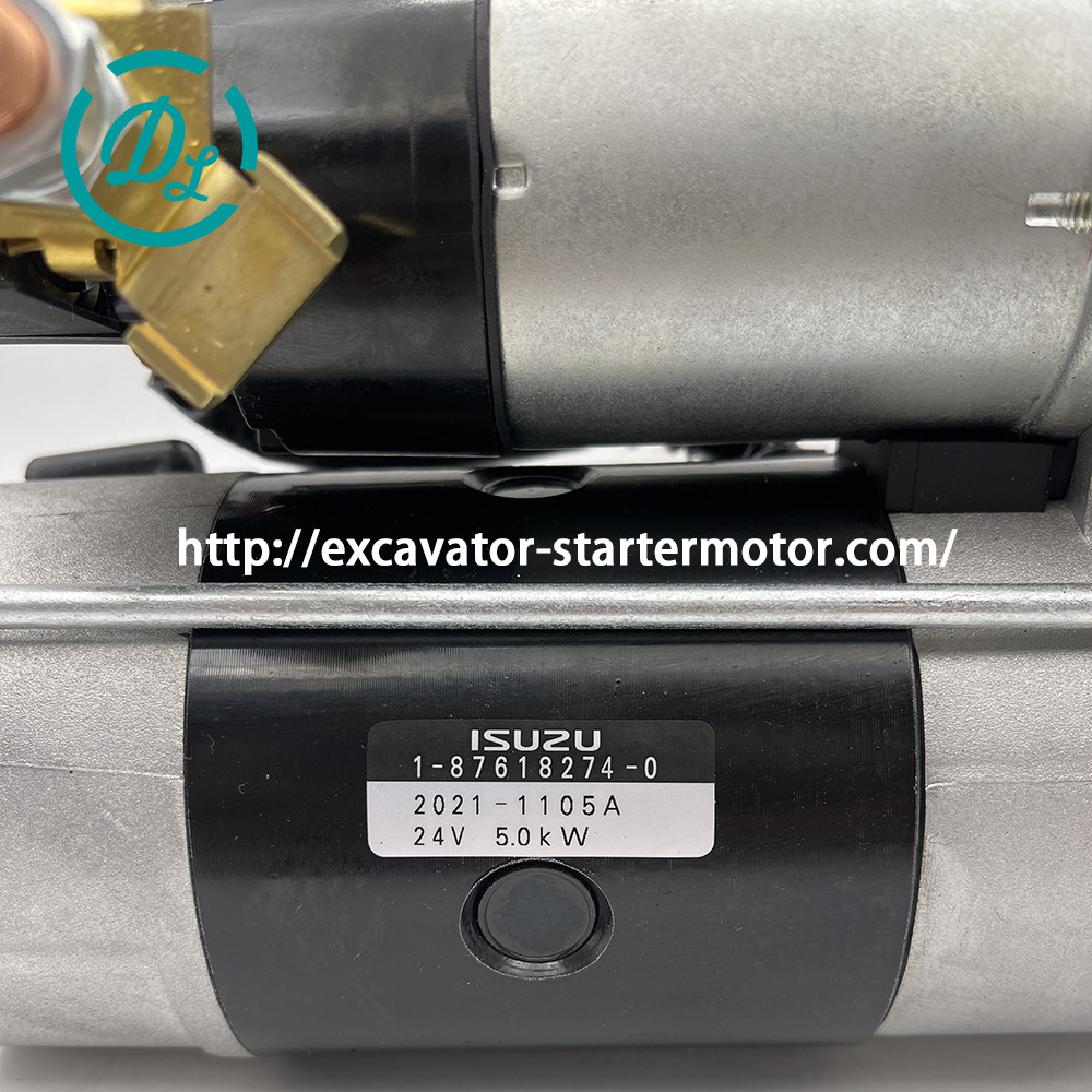 24V 4.5KW Excavator Starter Motor 1811002990 1-87618274-0 2021-1105A