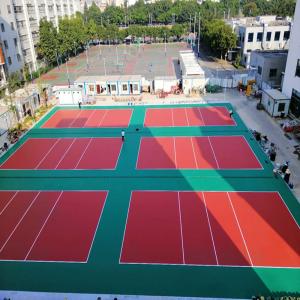 Wholesale ISO9001 3mm Acrylic Acid Outdoor Basketball Court Flooring Durable from china suppliers