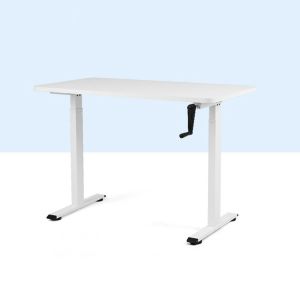 Wholesale White Wooden Manual Elevating Desk Lift Up Coffee Table with Hand Crank Customizable from china suppliers