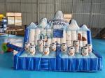 Commercial Inflatable Sport Game Penguins Cartoon Figure Inflatable Obstacle